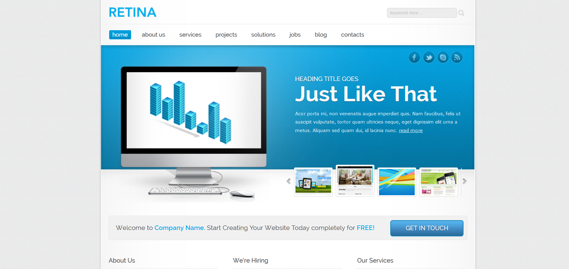 Шаблон сайта Архитектура №566