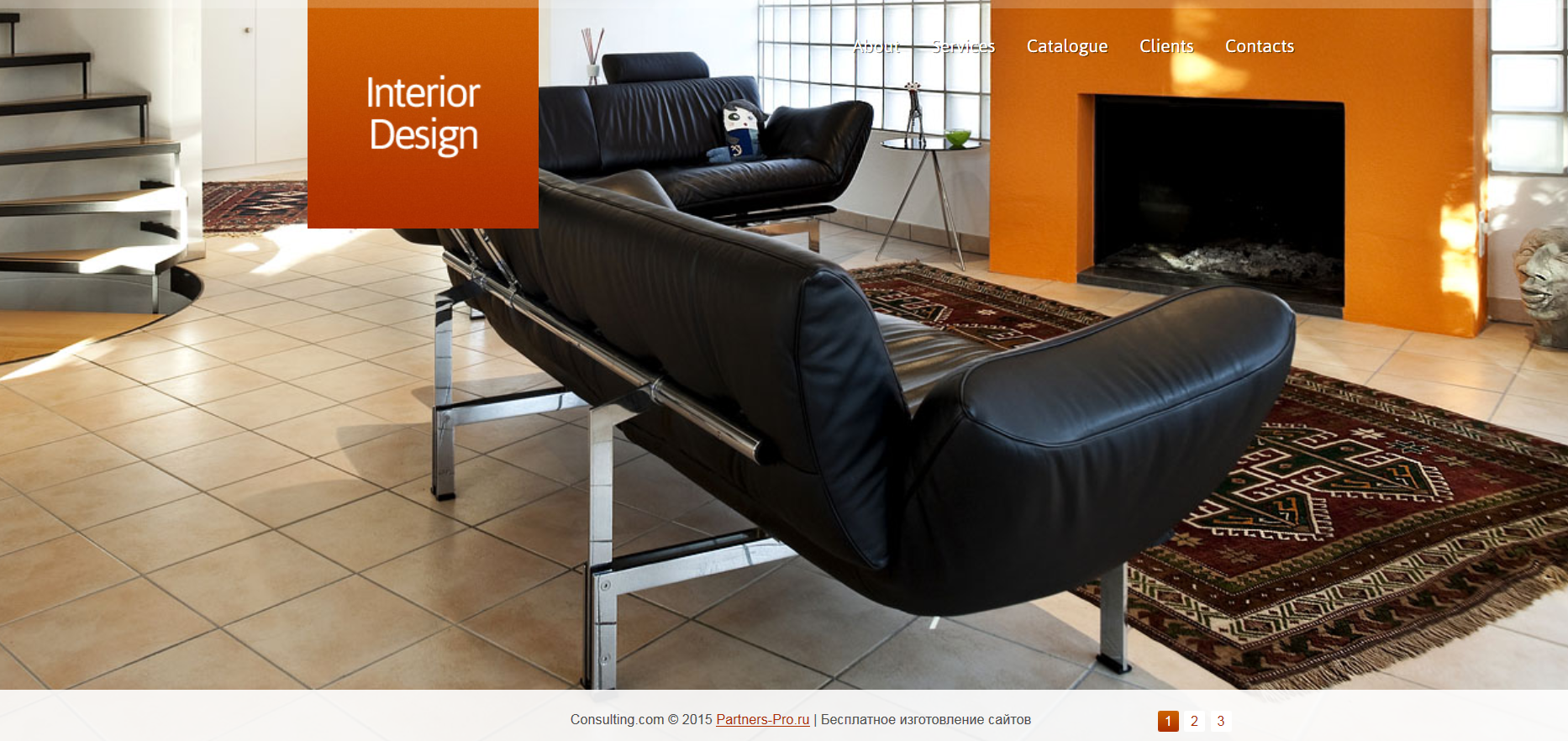 Шаблон сайта Дизайн №89