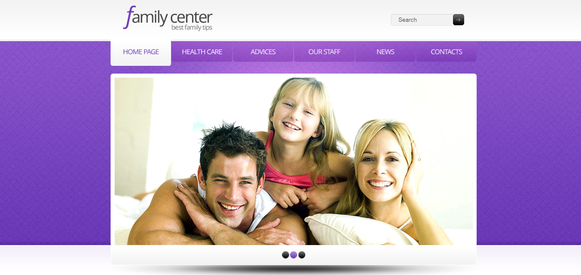 Шаблон сайта Семья №119