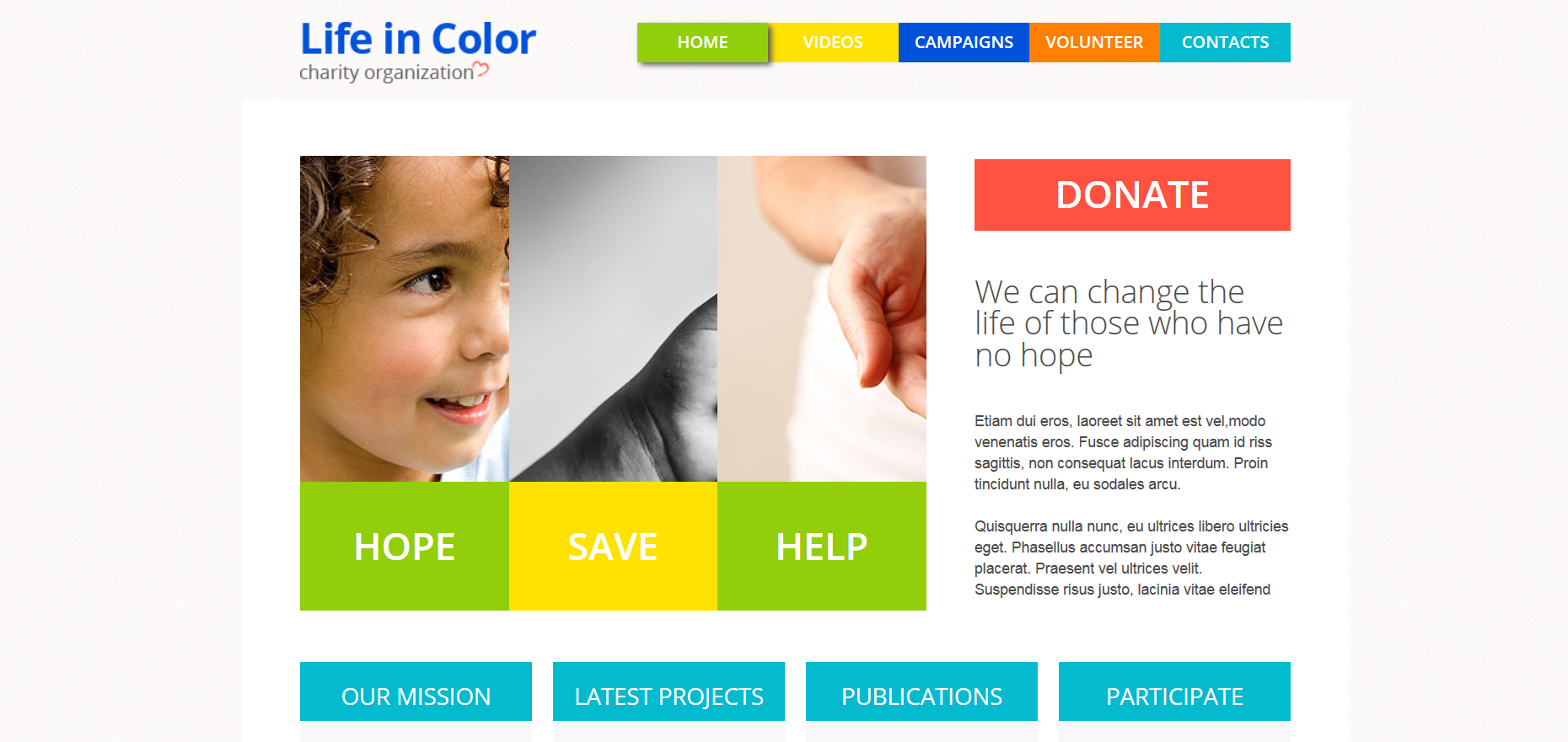 Шаблон сайта Семья №22