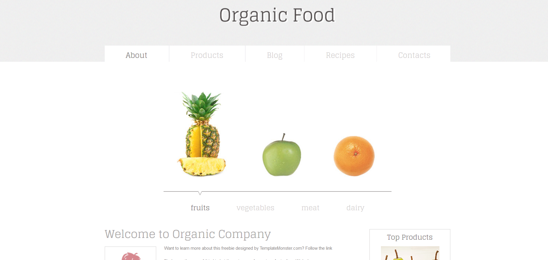 Шаблон сайта Кухня №25