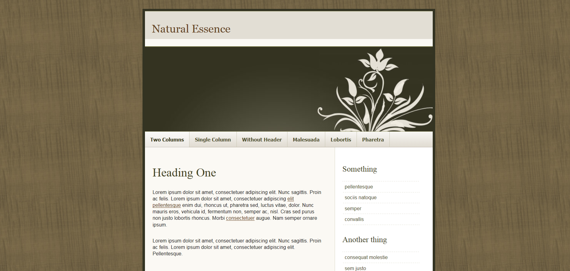 Шаблон сайта Природа №411