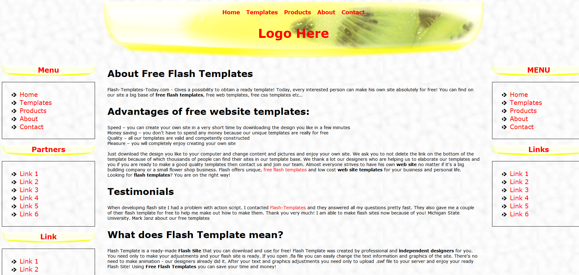 Шаблон сайта Персональные №320