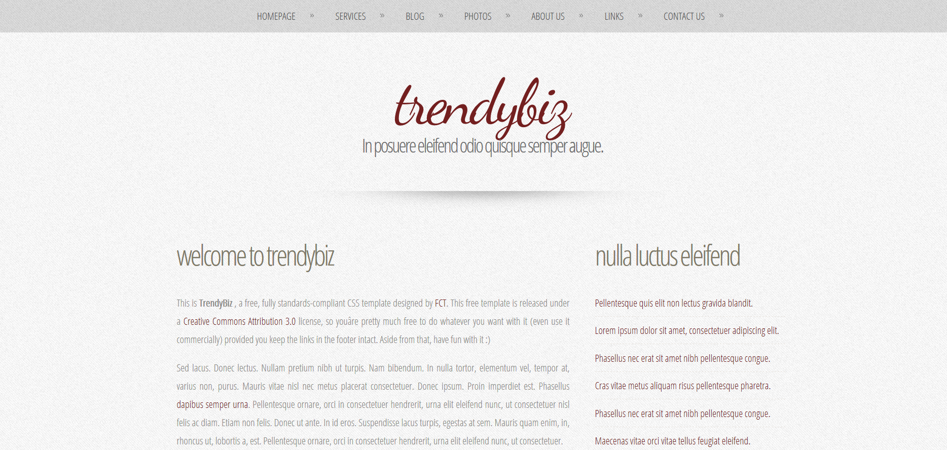 Шаблон сайта Персональные №44